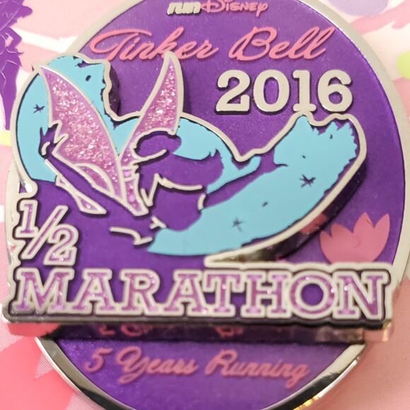 2016 RunDisney Tinker Bell Half Marathon 5 Year Anniversary Pin Pandora Disney - Picture 6 of 7